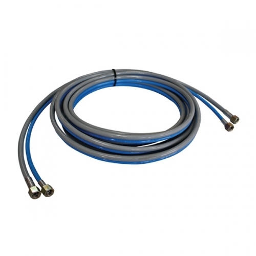 Coupled 3/16'' high pressure air-assisted paint hose 10 meters